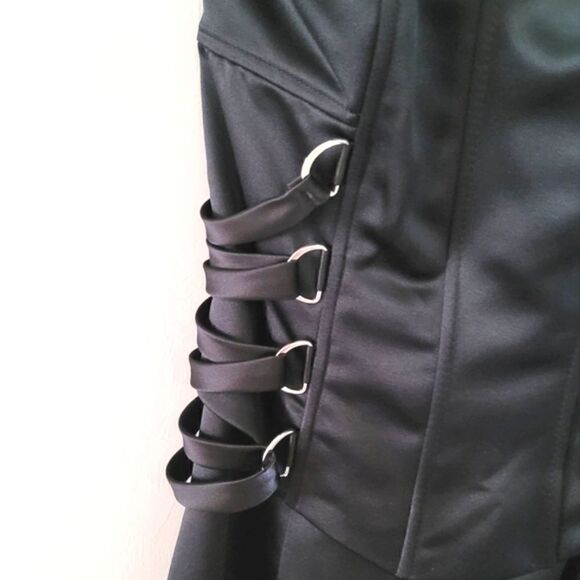 FINAL SALE🔥Gunne Sax 👗Black strapless dress size 11 - Picture 6 of 11